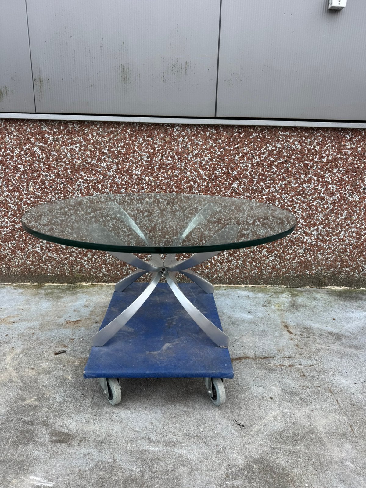 Design Glazen salontafel, Ophalen, Gebruikt