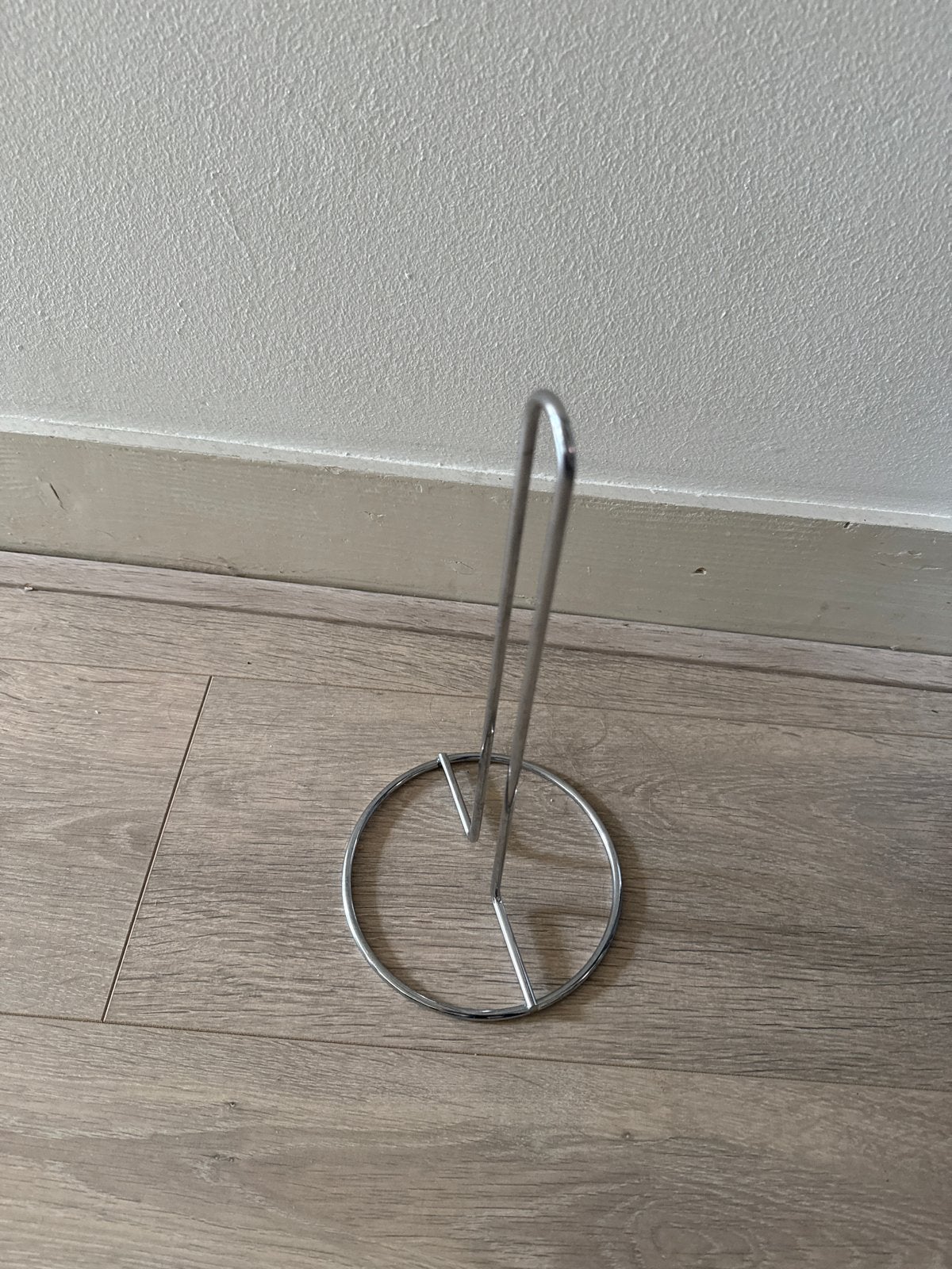 Metalen keukenrolhouder, Zilver, Ophalen of Verzenden, Metaal, Overige merken