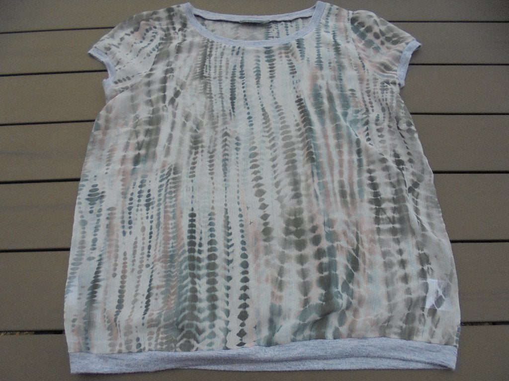 Grijs strepen shirt GEISHA, Geisha, Maat 42/44 (L), Ophalen of Verzenden, Zo goed als nieuw