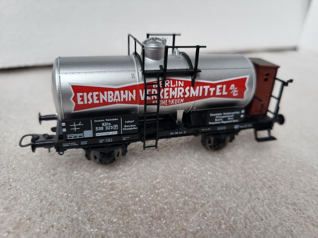 Fleischmann 5431 K Ketelwagon "Eisenbahn Verkehrsmittel", Gelijkstroom, Fleischmann, Wagon, Ophalen of Verzenden