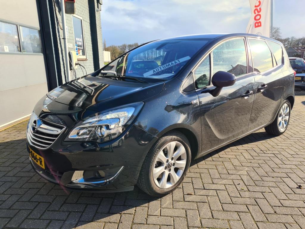 Opel Meriva 1.4 Turbo Blitz aangepast minder valide, Gebruikt, Euro 6, 4 cilinders, Zwart