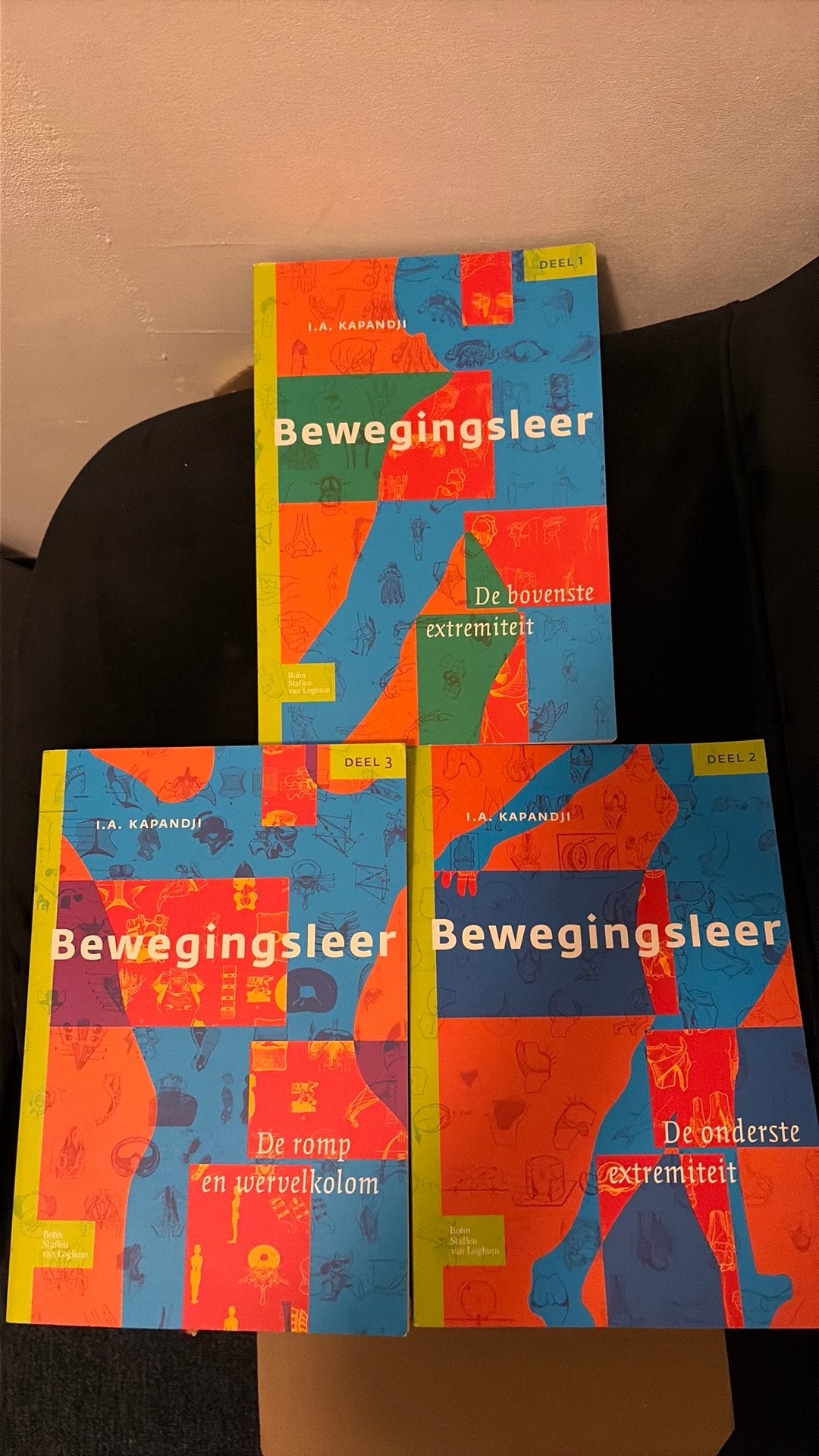 I.A. Kapandji - bewegingsleer deel 1,2 en 3, Boeken, Ophalen of Verzenden, Zo goed als nieuw, I.A. Kapandji; J.M.G. Kauer; C.E. Rutten-Dobber