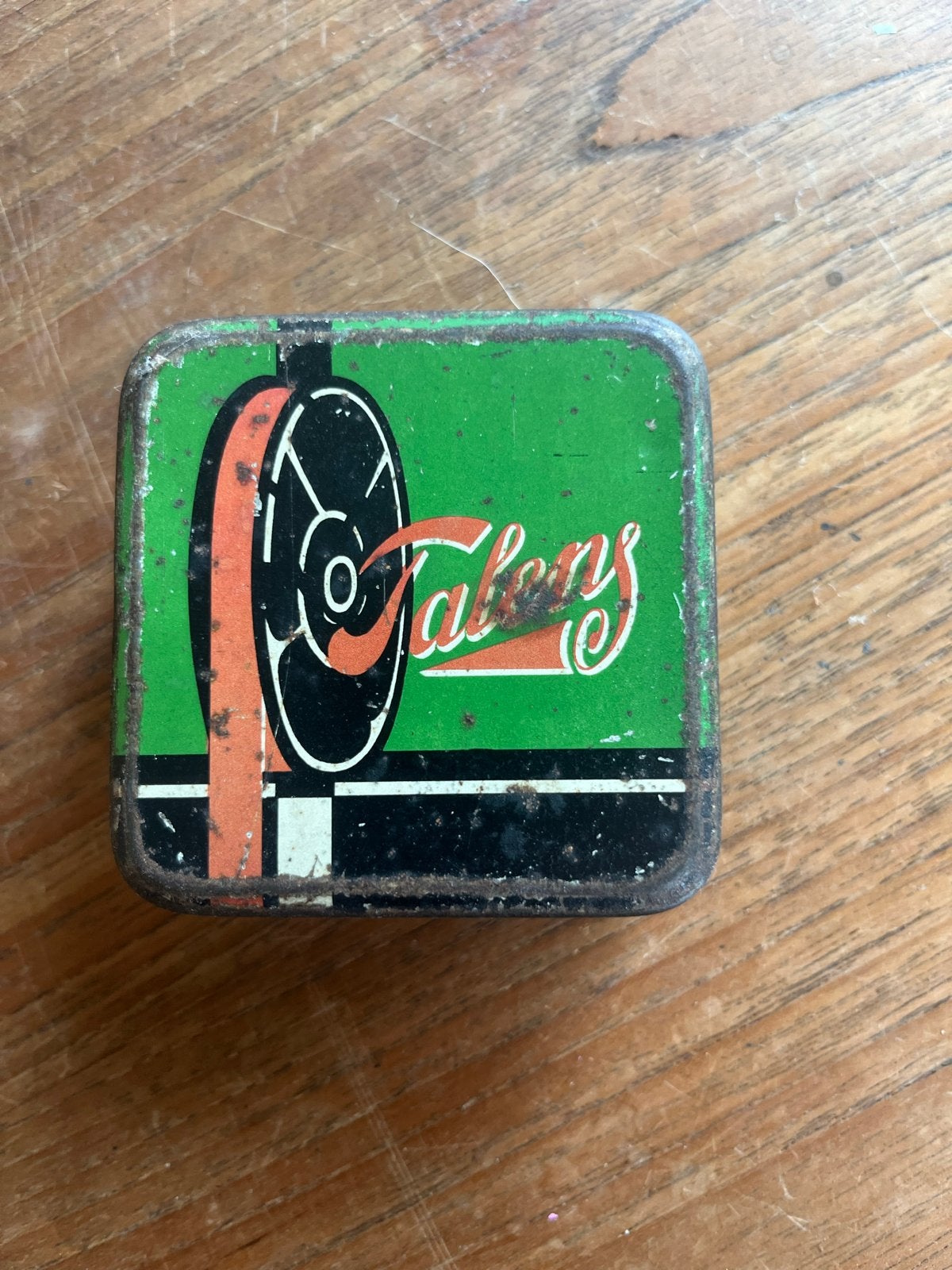 Vintage Talens blikje - Nederlands Fabrikaat, Verzamelen, Blikken, Ophalen of Verzenden, Gebruikt, Overige, Overige merken