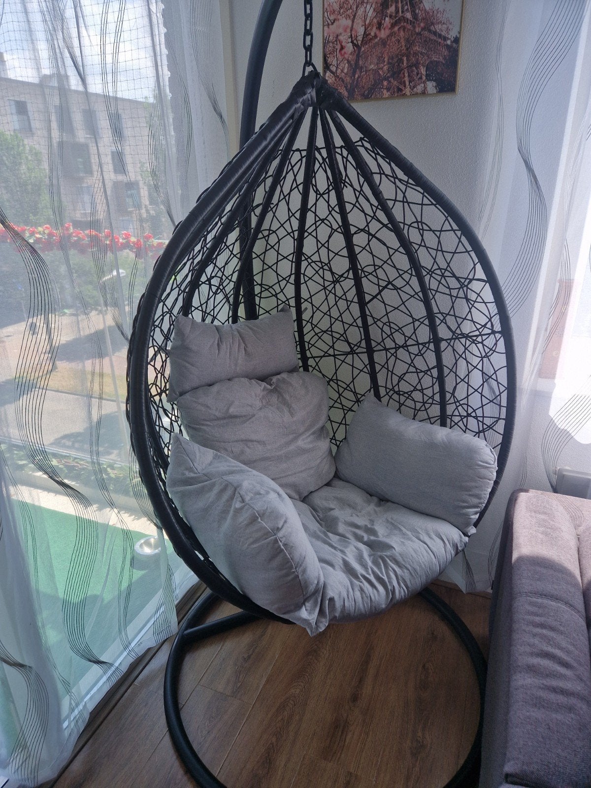 Hangstoel, Tuin en Terras, Ophalen, Zo goed als nieuw, Kunststof