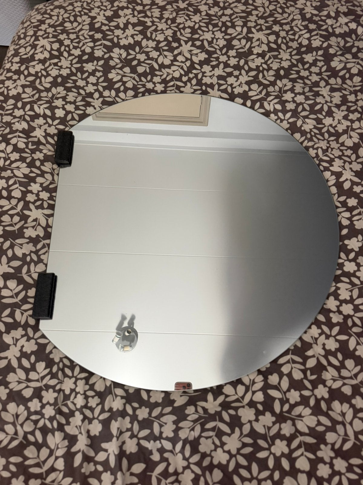 Coloray half ronde spiegel met LED 70x80 CM, Minder dan 50 cm, Rond, Ophalen of Verzenden, Zo goed als nieuw