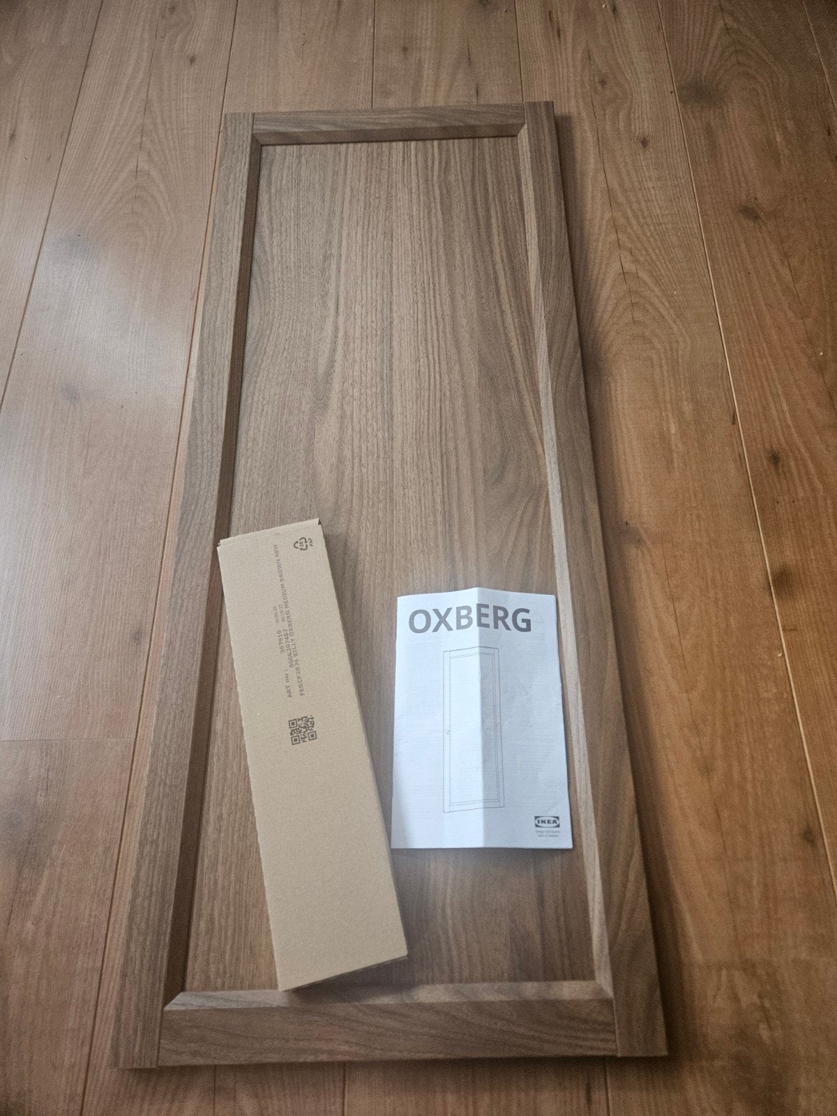IKEA Oxberg deur voor Billy boekenkast, bruin, Ophalen, Minder dan 50 cm, Nieuw, Minder dan 100 cm