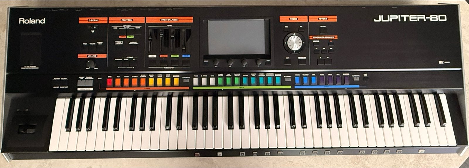 Roland Jupiter-80 Synthesizer Workstation, Ophalen, Roland, Zo goed als nieuw, Met midi-aansluiting