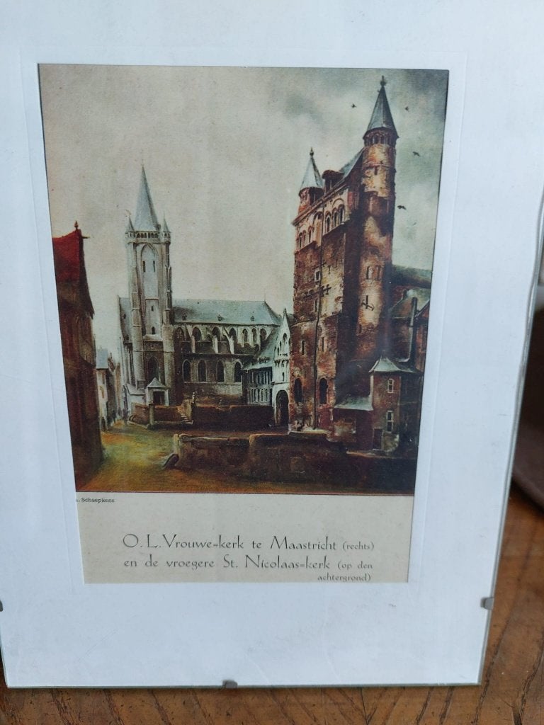 OLV en St. Nicolaas kerk Maastricht - reproductie Schaepkens, Ophalen