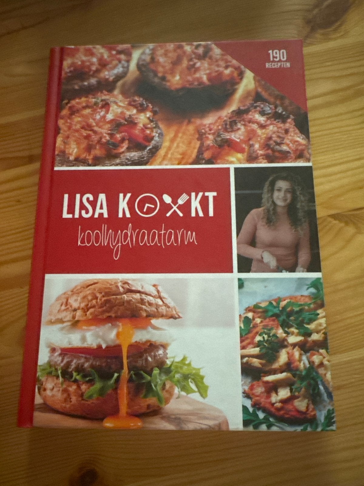 Lisa Kookt Koolhydraatarm - 190 Recepten Kookboek, Voorgerechten en Soepen, Ophalen of Verzenden, Zo goed als nieuw, Gezond koken