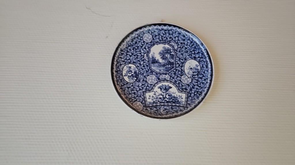 porselein antiek wandbord Villeroy en Boch Flamand 4 schilde, Ophalen of Verzenden