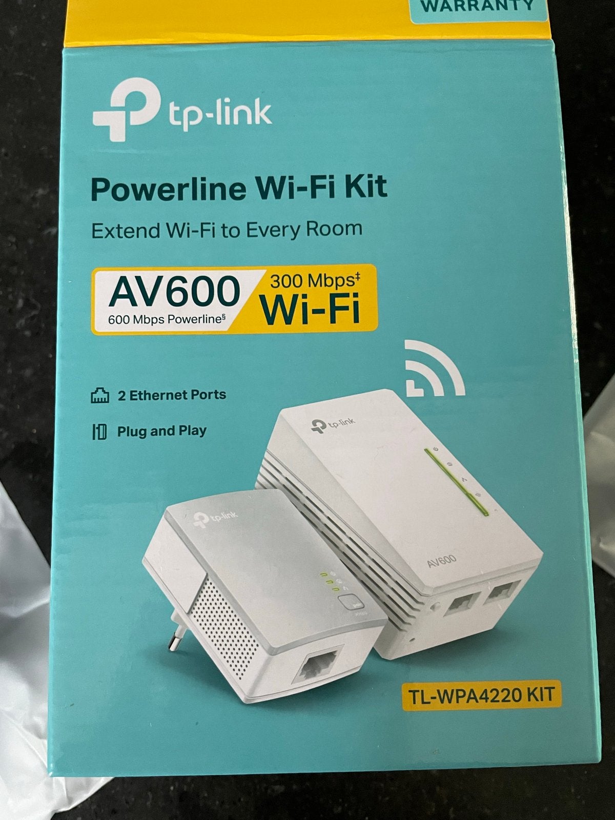 TP-Link Powerline Wi-Fi Kit AV600 TL-WPA4220 KIT, Ophalen, Zo goed als nieuw