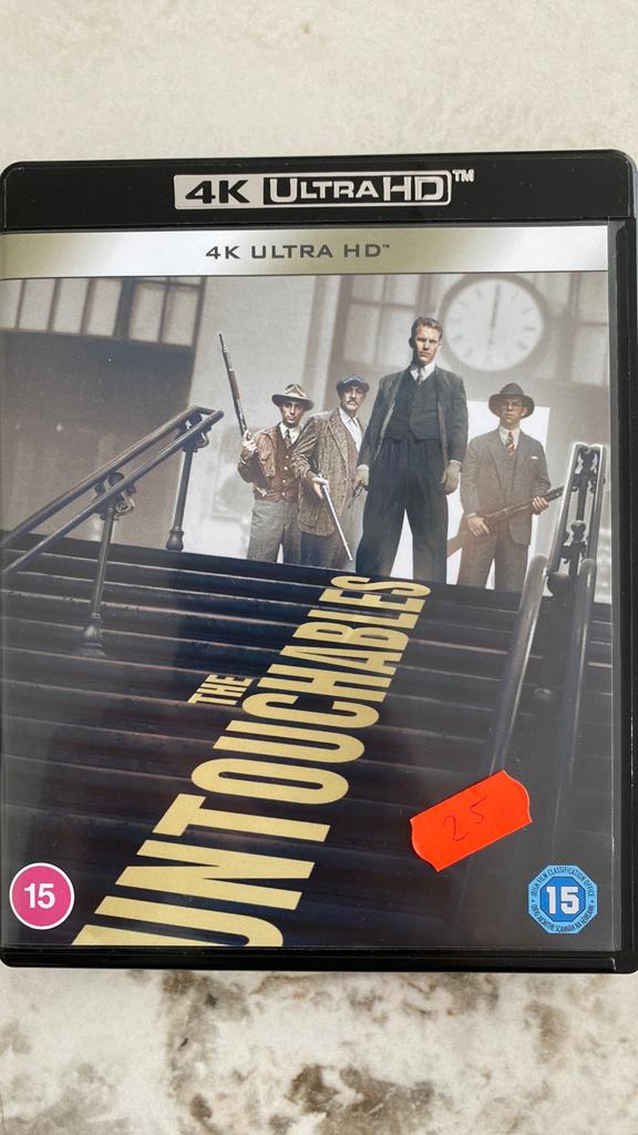 The untouchables 4K UHD blu ray NL subs, Ophalen of Verzenden, Zo goed als nieuw, Actie