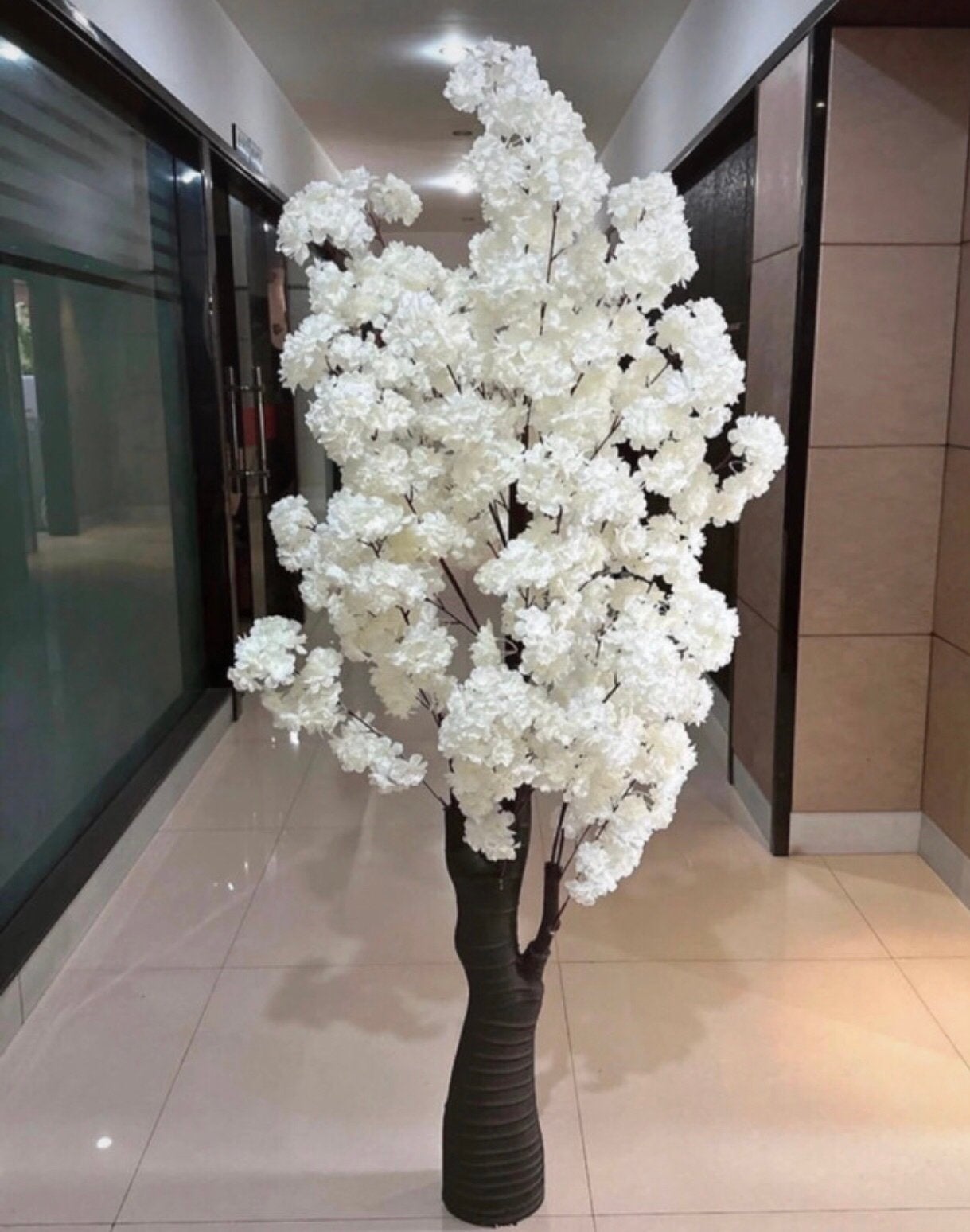 Bieuw prachtig bloesemboom 180cm, Ophalen of Verzenden, Zo goed als nieuw, Binnen