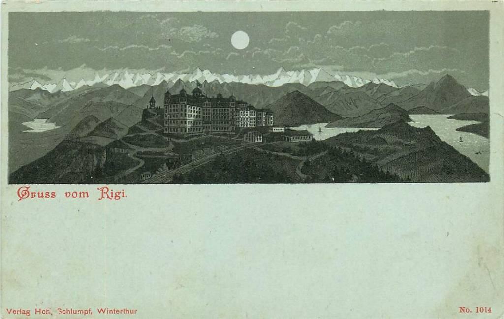 381-201-045 Rigi Gruss vom, Verzenden, Voor 1920, Overig Europa