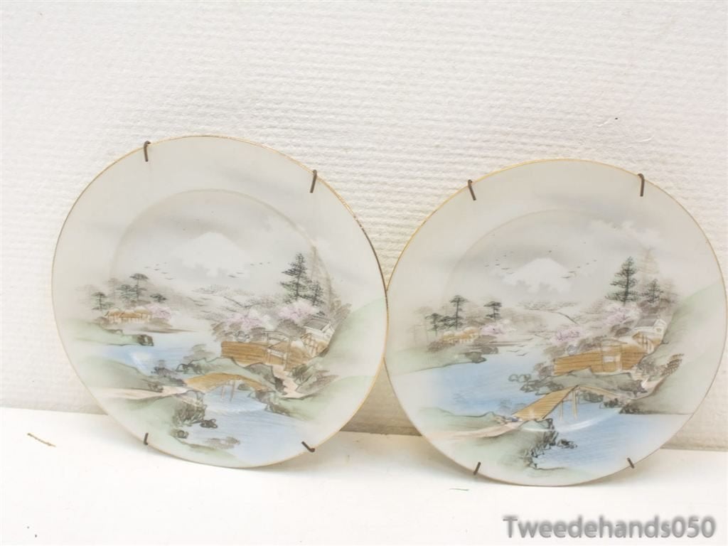 5 Chinese wandbordjes 90461, Antiek en Kunst, Ophalen of Verzenden