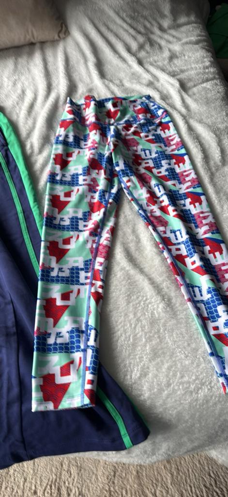 Zumba leggings, Ophalen of Verzenden, Zo goed als nieuw, Zwart, Fitness of Aerobics