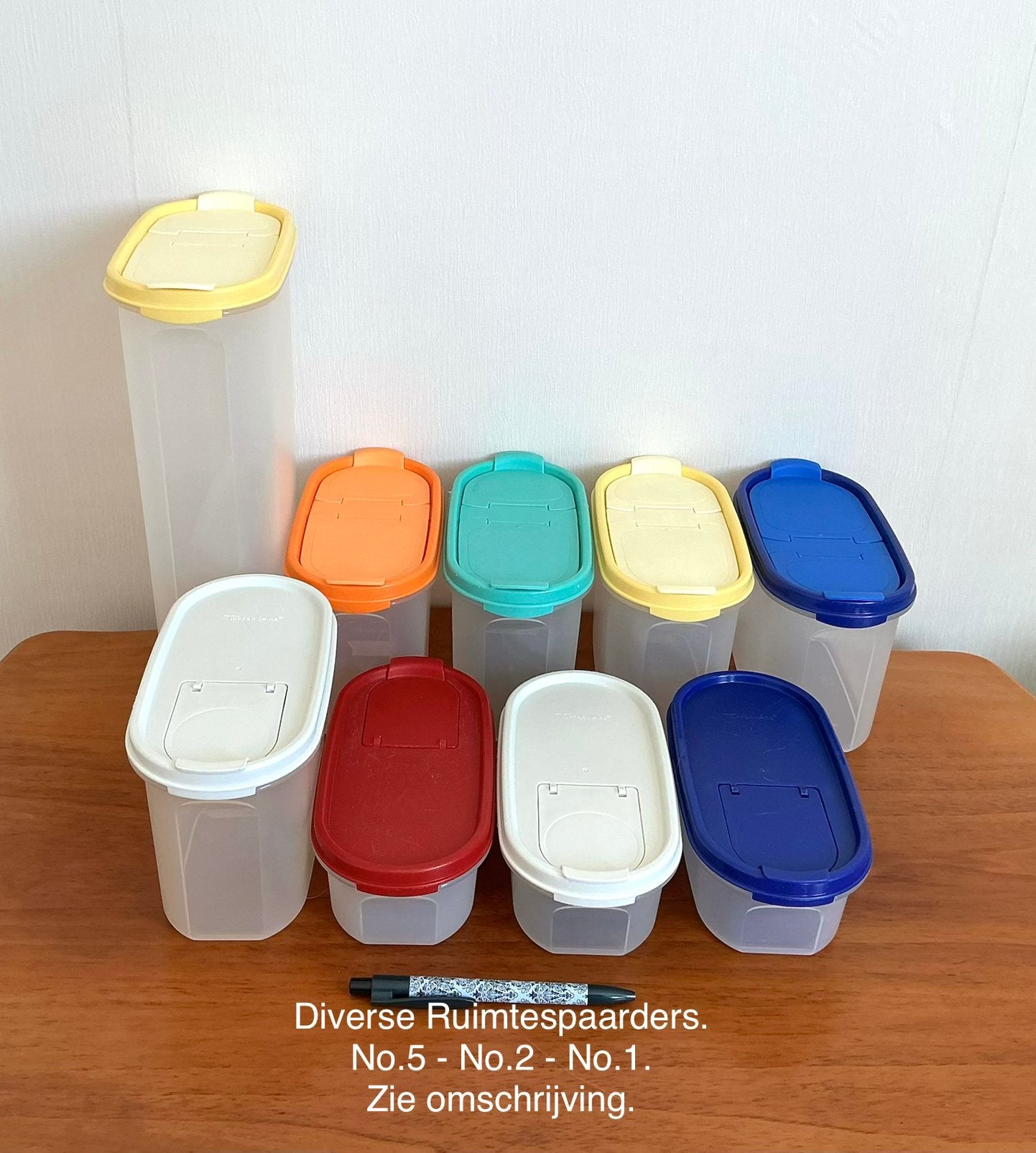 Tupperware Diverse Ruimtespaarders Ovaal. Zie omschrijving., Ophalen of Verzenden, Zo goed als nieuw, Rood, Overige typen