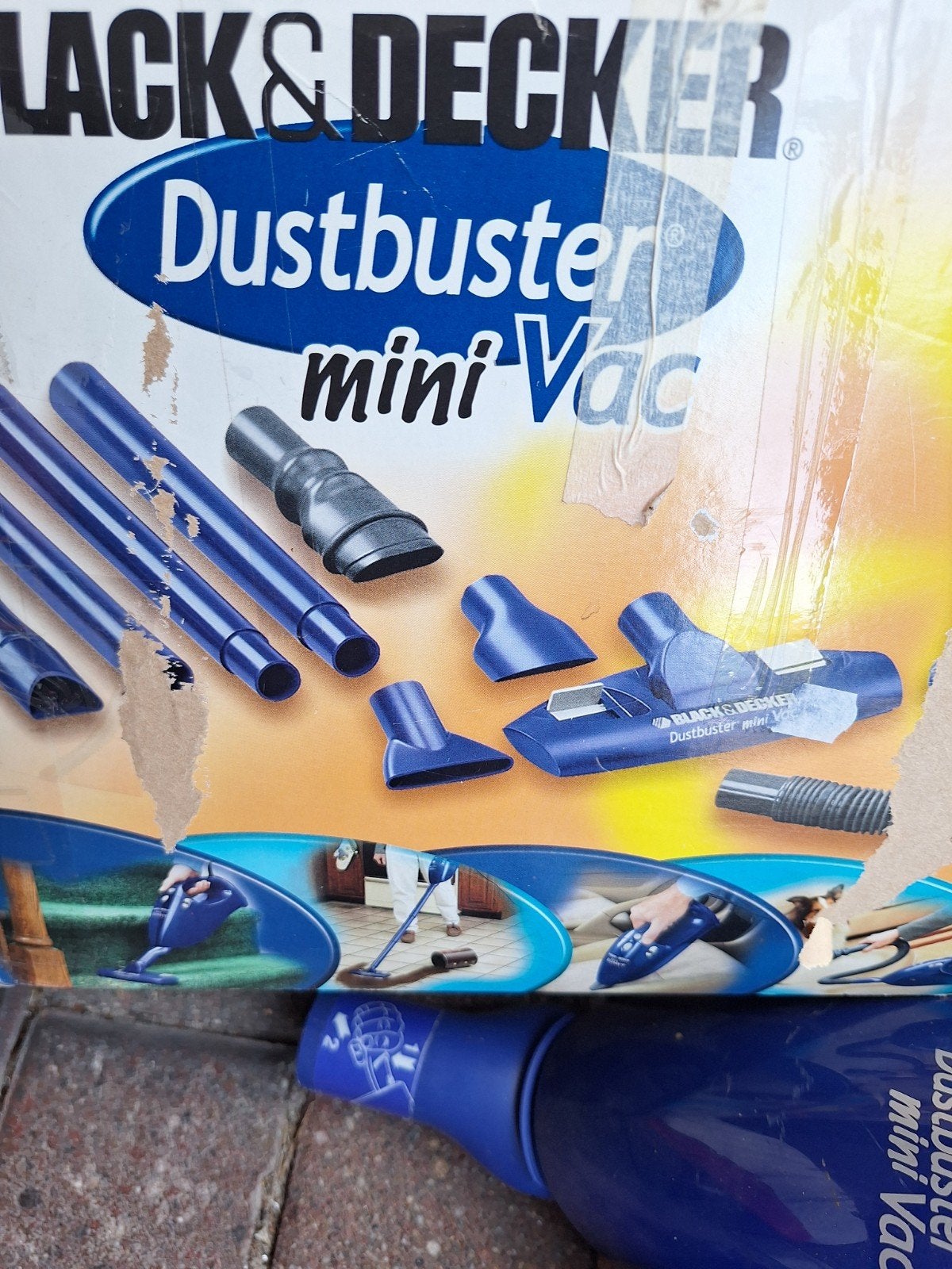 Black & Decker Dustbuster mini Vac 780W met 6m snoer, Ophalen of Verzenden, Kruimeldief