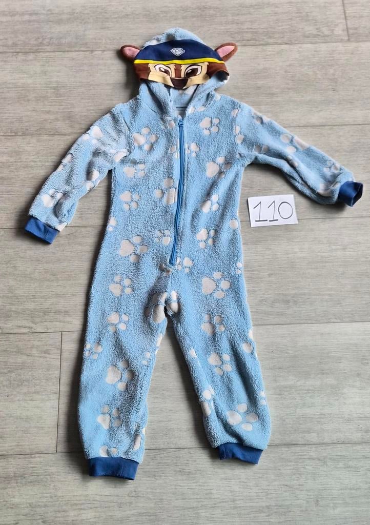 Paw Patrol Onesie Maat 110 - Chase!, Nacht- of Onderkleding, Gebruikt, Jongen of Meisje, Ophalen of Verzenden