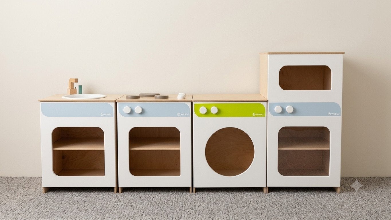 Speelkeuken van Wesco, Ophalen, Gebruikt, Hout, Speelkeuken