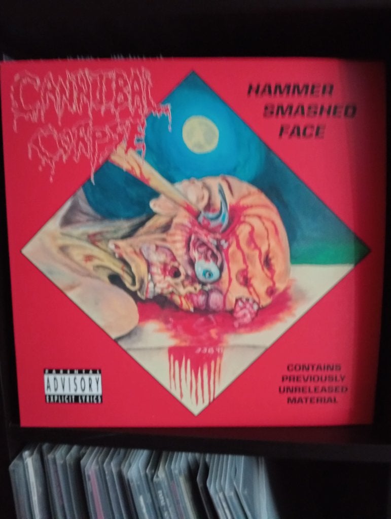 Cannibal Corpse Hammer Smashed Face LP Death Metal Deicide, Verzenden, Zo goed als nieuw