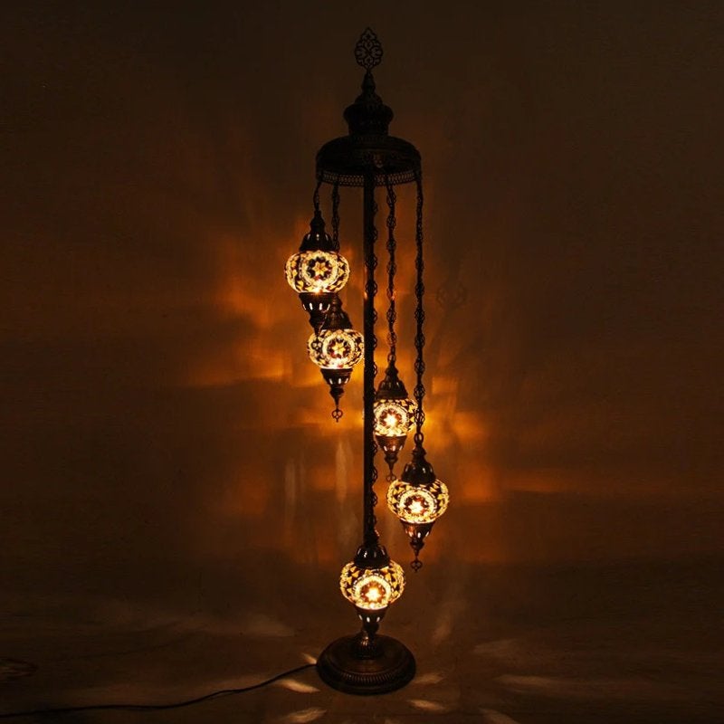 Oosterse Arabische Turkse Marokkaanse vloerlamp set 4/5/7, Huis en Inrichting, Oosters Arabisch 1001nacht Boho Ibiza Marrakech Marokkaans Turks
