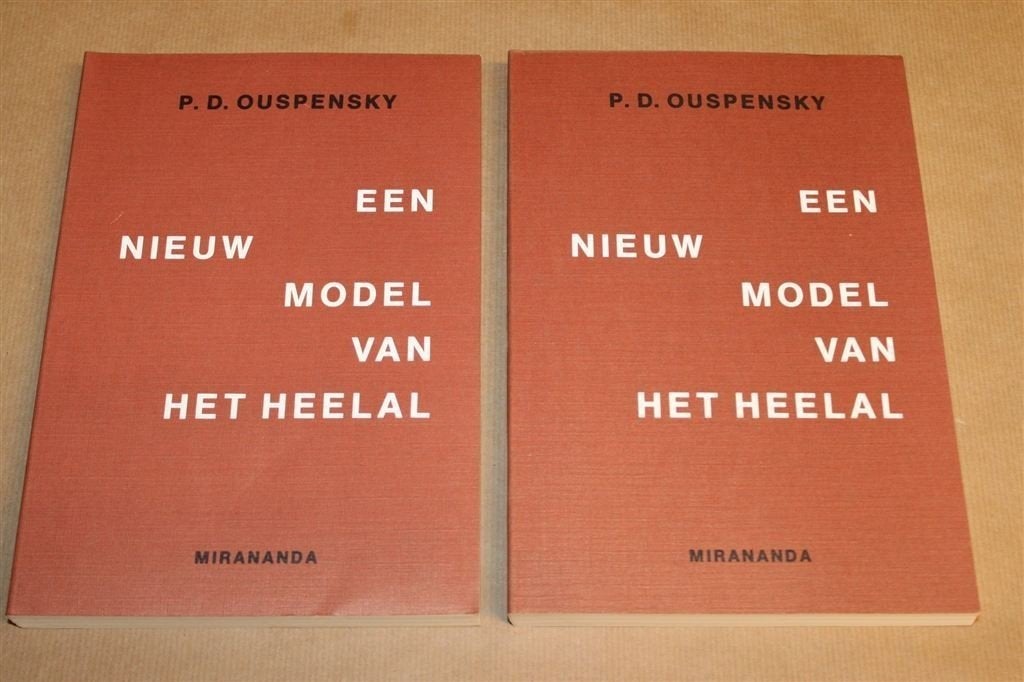 Nieuw Model van het Heelal — Ouspensky, Deel I & II Compl., Ophalen of Verzenden, Zo goed als nieuw, Overige onderwerpen, Achtergrond en Informatie