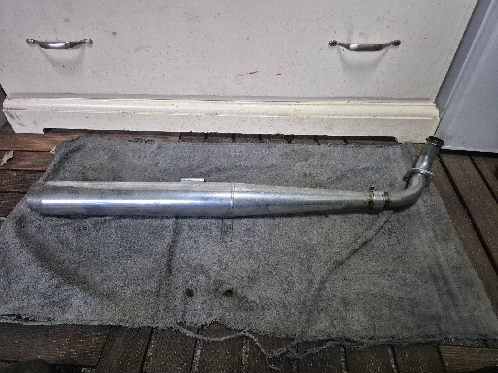 Gebruikte 32 mm uitlaat kreidler