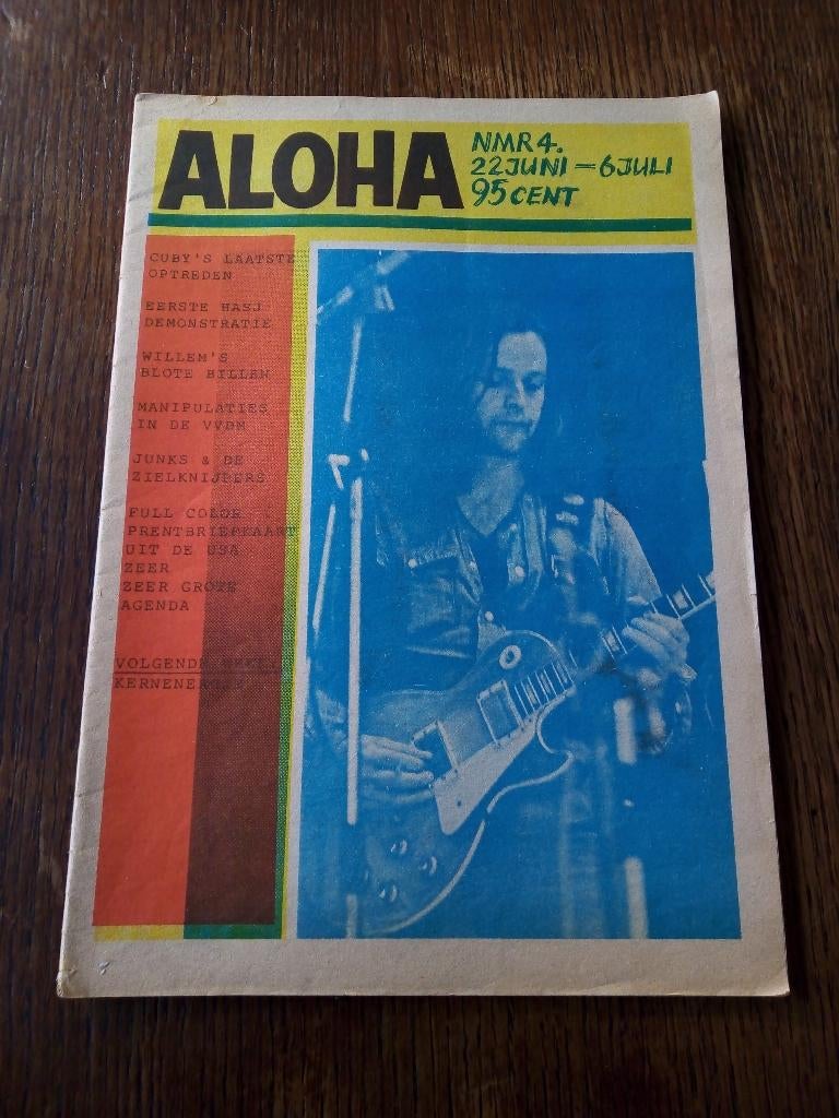 aloha nr.4 uit 1972/herman brood/willem holtrop strips, Ophalen of Verzenden, Gelezen, Muziek, Film of Tv