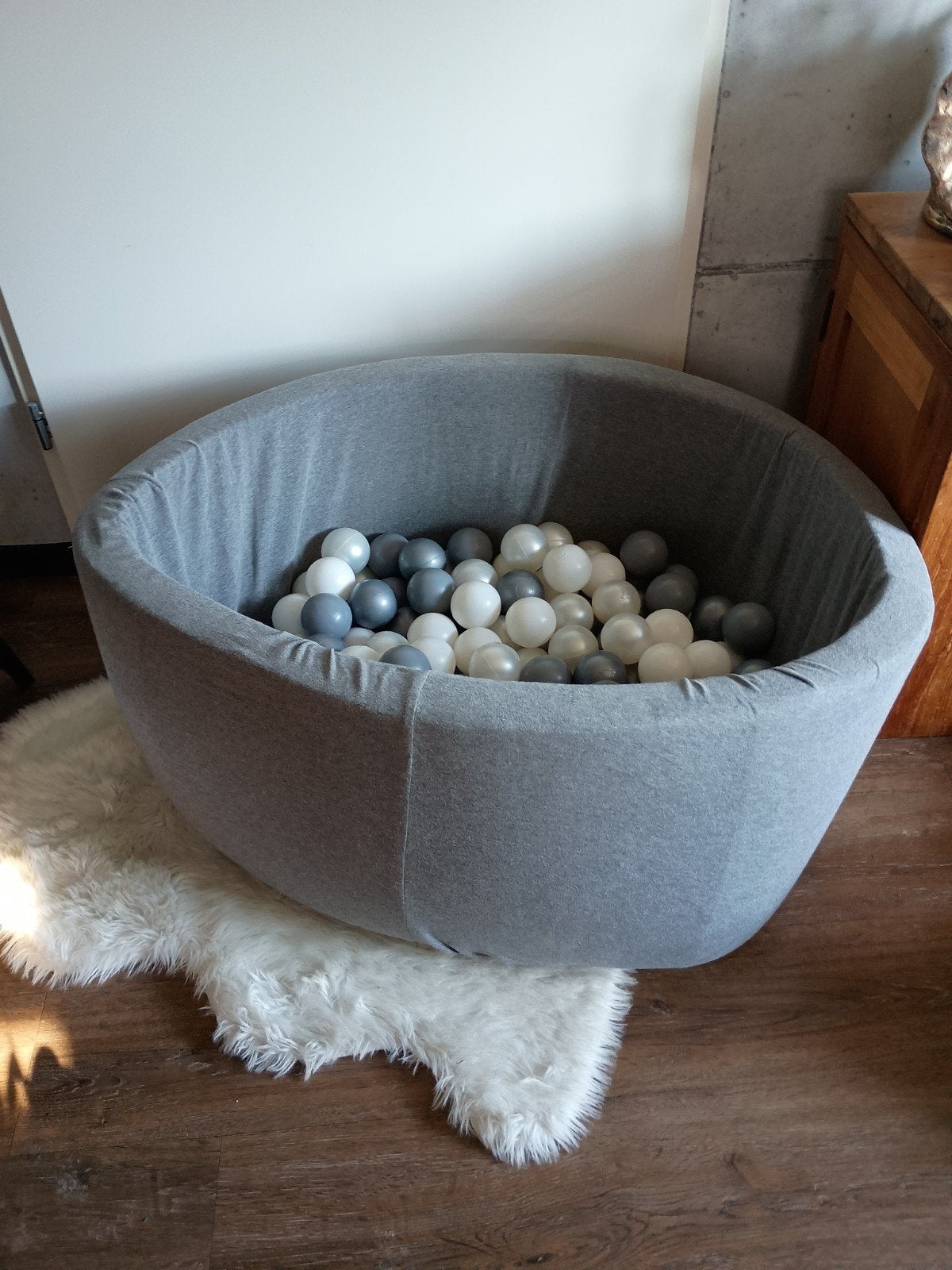 Misioo Ballenbak! Grey / Parelmoer, Grijs, Witte ballen!, Ophalen of Verzenden, Overige typen