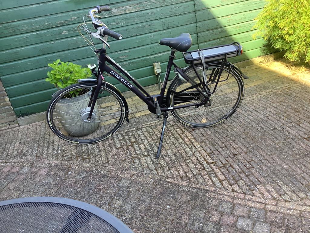 Dames fiets elektris, Ophalen of Verzenden, Zo goed als nieuw
