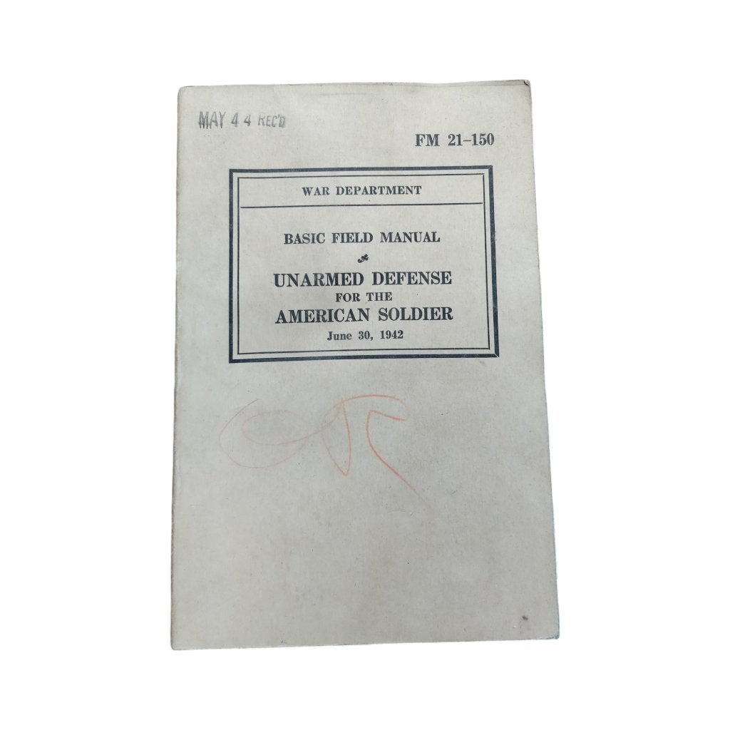 WWII US Field Manual Unarmed Defense, Verzamelen, Ophalen of Verzenden, Amerika, Boek of Tijdschrift