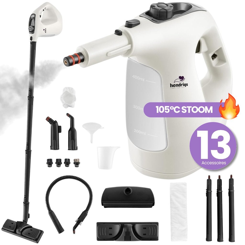 Stoomreiniger + Vloer en Raamsteel (Nieuw €89,-), Witgoed en Apparatuur, Stoomreiniger, Ophalen of Verzenden, Zo goed als nieuw