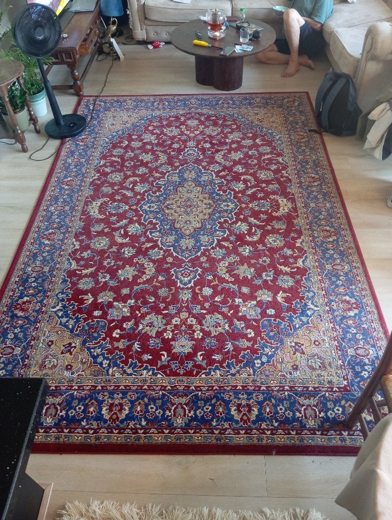 Groot Perzisch tapijt; Vedbäk., Ophalen, Gebruikt, 200 cm of meer, 200 cm of meer