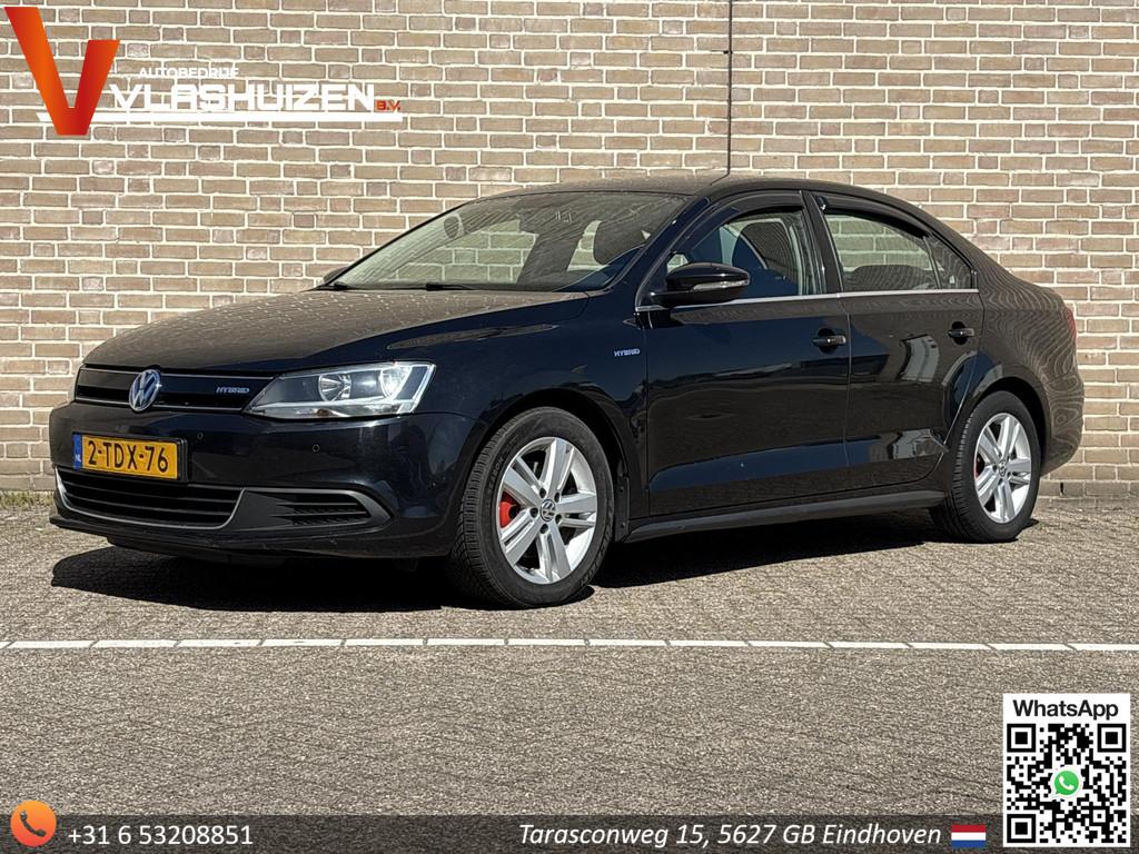 Volkswagen Jetta 1.4 TSI Hybrid Comfortline Automaat | Clima, Auto's, Volkswagen, Stof, Gebruikt, 4 cilinders, Zwart