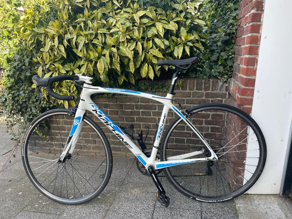 Rock Machine Race Ride 700 racefiets, Fietsen en Brommers, 28 inch, Gebruikt, Carbon, 49 tot 53 cm