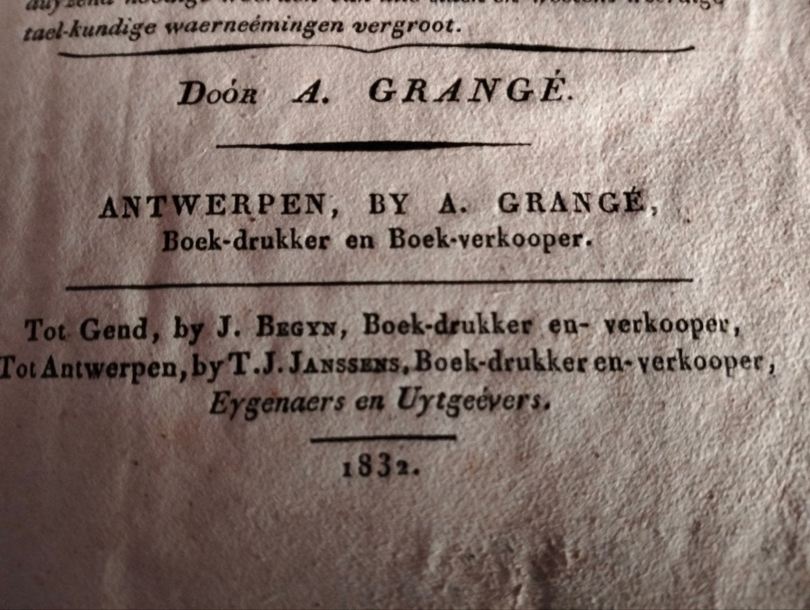 Oud Nederlandsch Woordenboek J. Des Roches 1832 - Voorkant m, J. Des Roches, Ophalen, Gelezen, Overige uitgevers