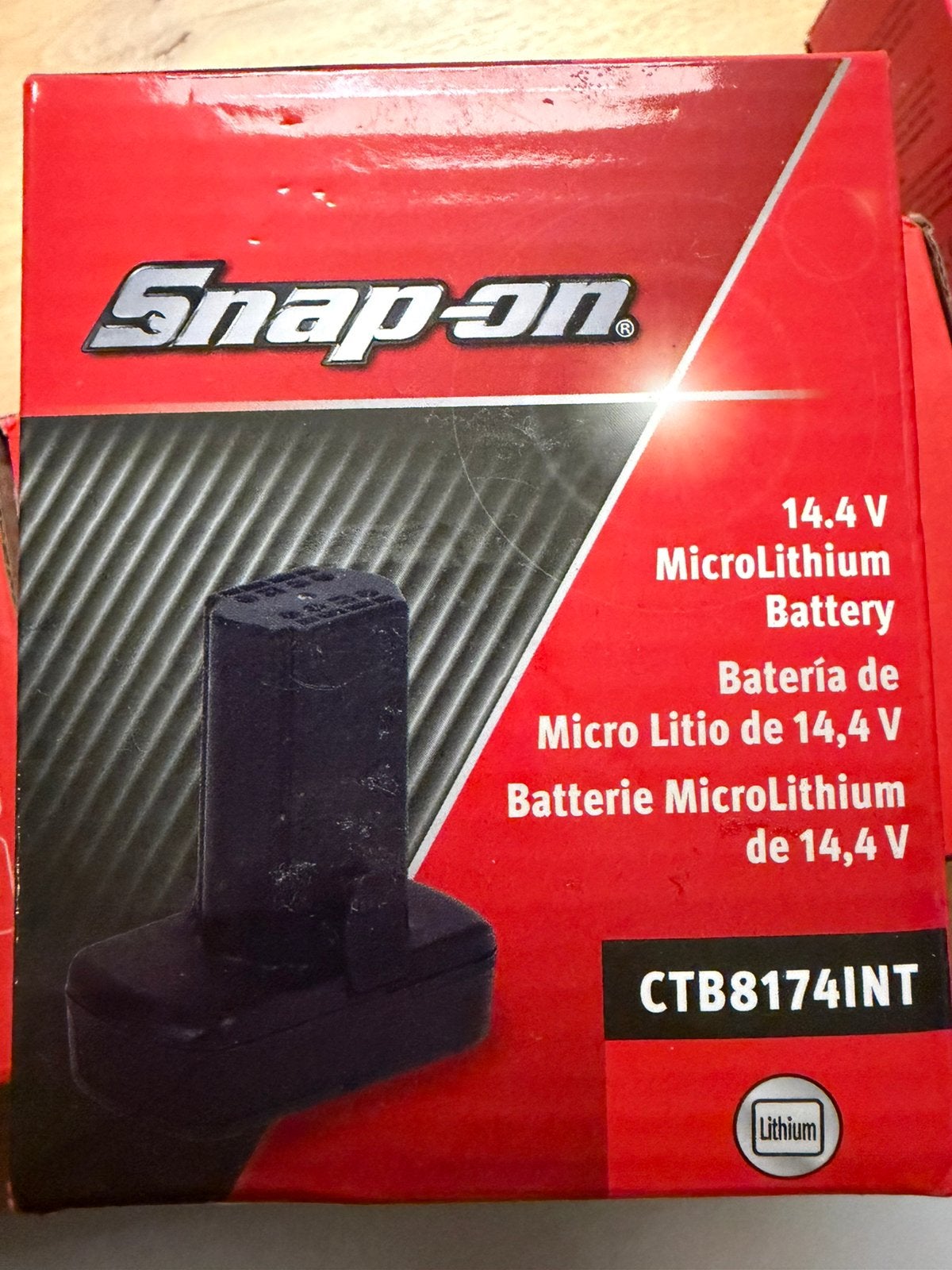 Snap on battery 14.4 V, Ophalen of Verzenden, Nieuw