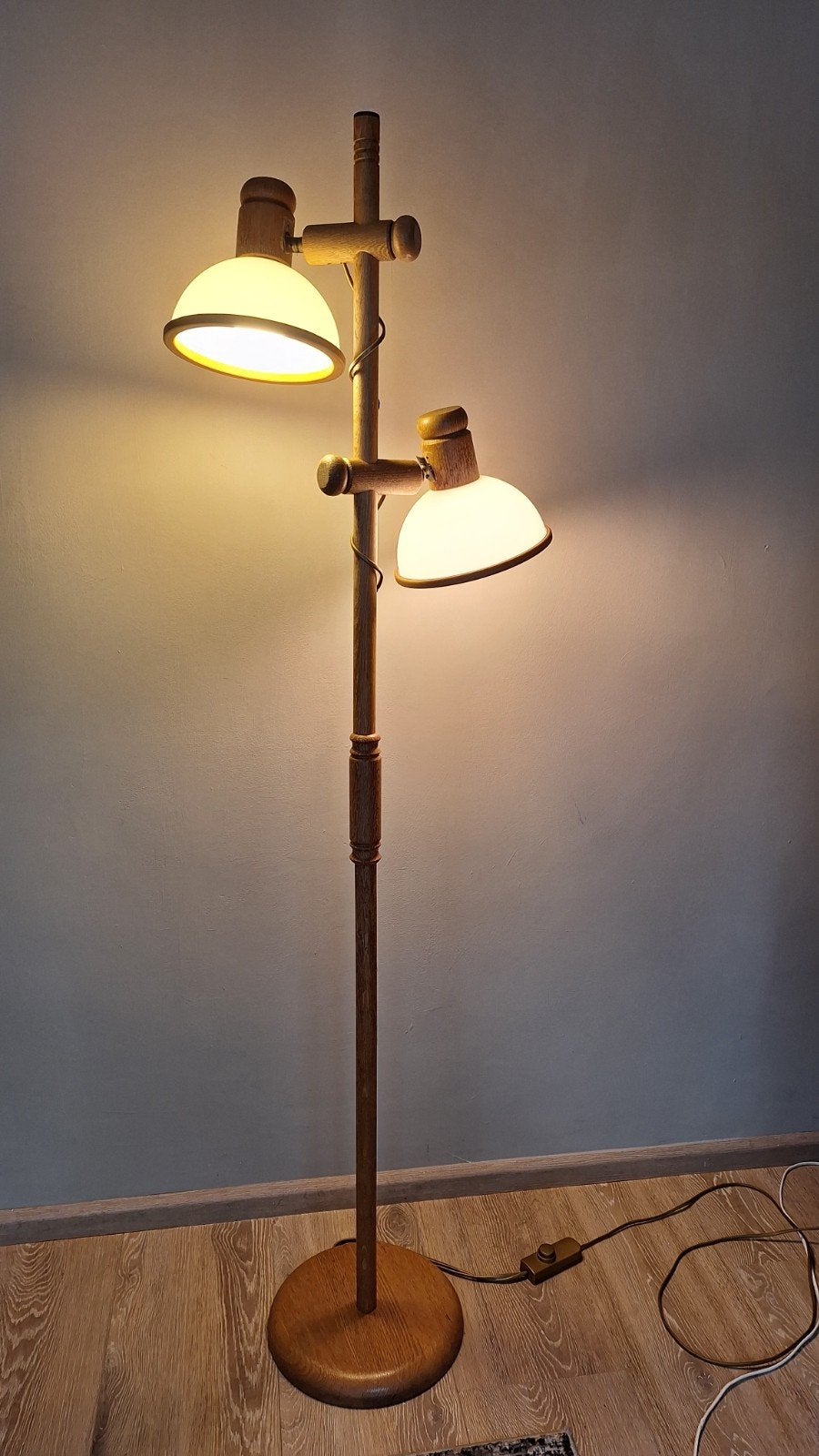Steinhauer vintage grenen vloerlamp mushroom lamp, Gebruikt, Vintage, 150 tot 200 cm, Ophalen