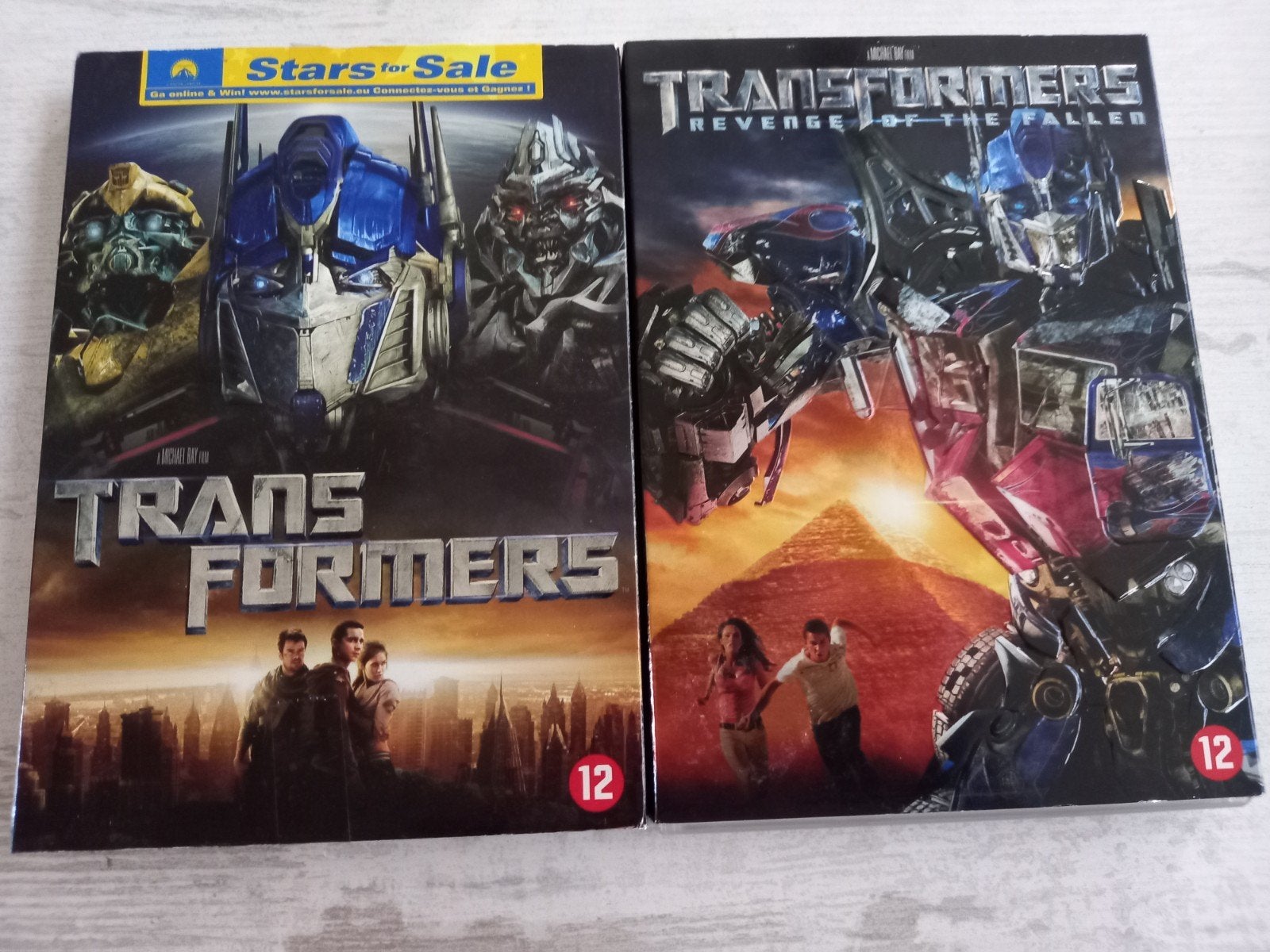 Transformers 1 en 2, Engels, Nederlands, Ophalen of Verzenden, Zo goed als nieuw