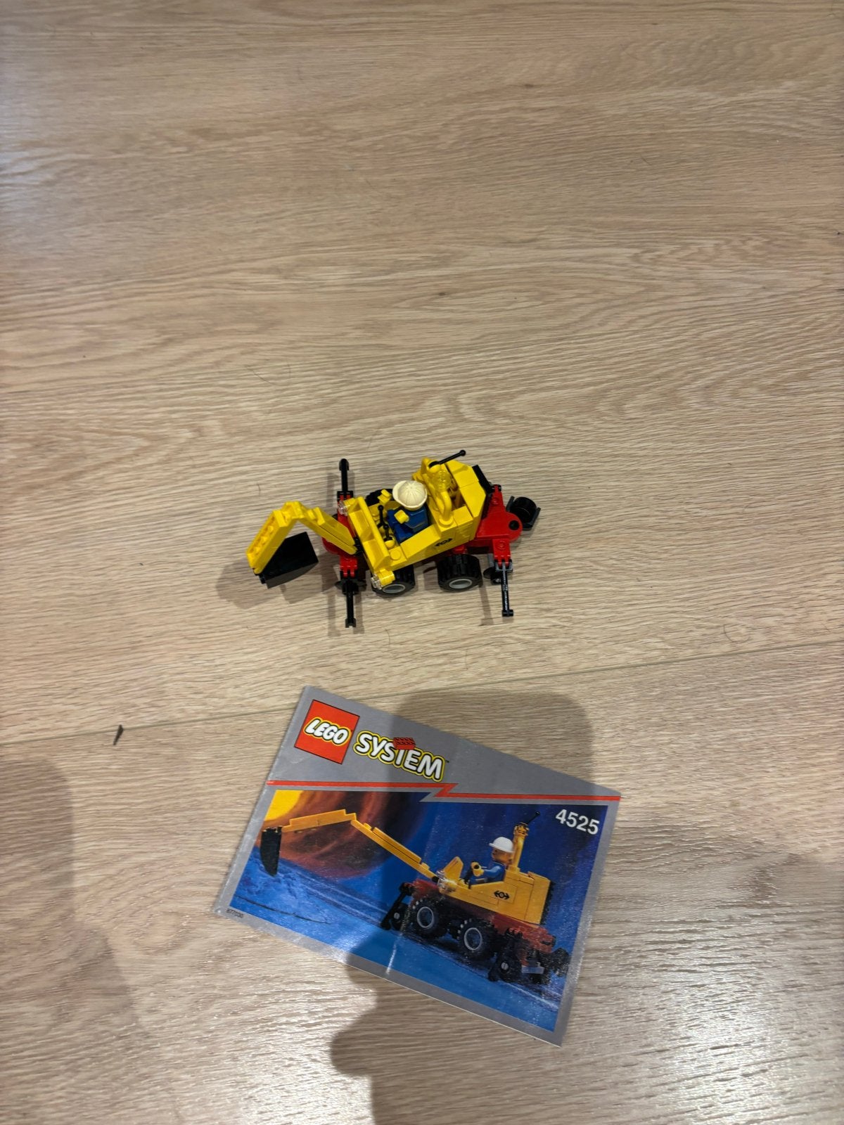 Lego System 4525 Graafmachine met instructies, Gebruikt, Overige thema's, Lego, Ophalen of Verzenden