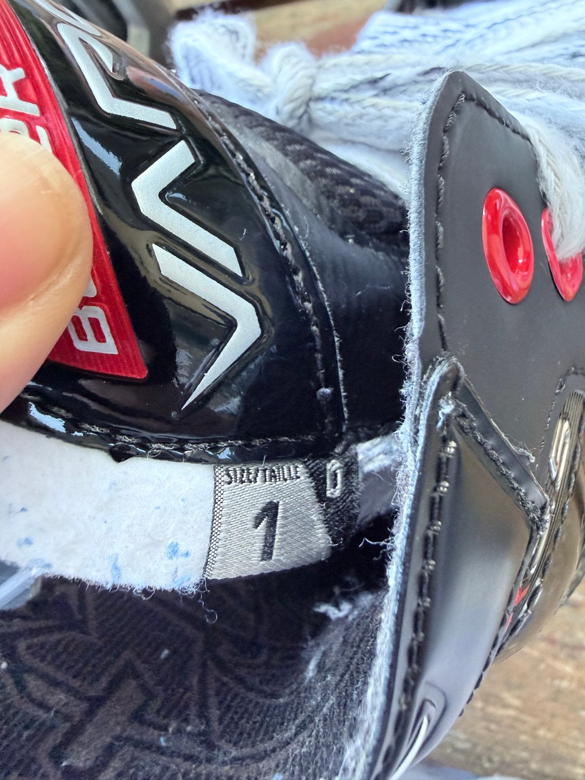 Bauer Vapor X3.5 IJshockeyschaatsen, Maat Yth 1 (EU 33.5), Ophalen, Zo goed als nieuw, IJshockeyschaatsen, Bauer