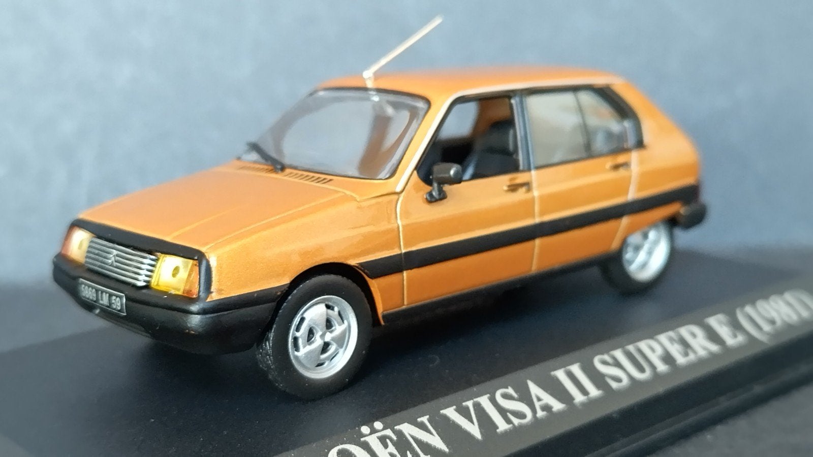 Citroen Visa Super E 1981 1:43 Altaya ixo Pol, Overige merken, Auto, Verzenden, .