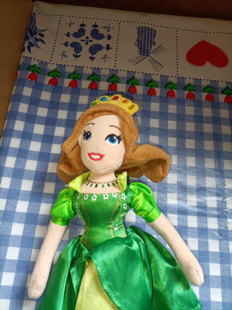 Prinsessia knuffel Studio 100 groen meisje 29 cm groot, Ophalen of Verzenden, Zo goed als nieuw, Overige typen