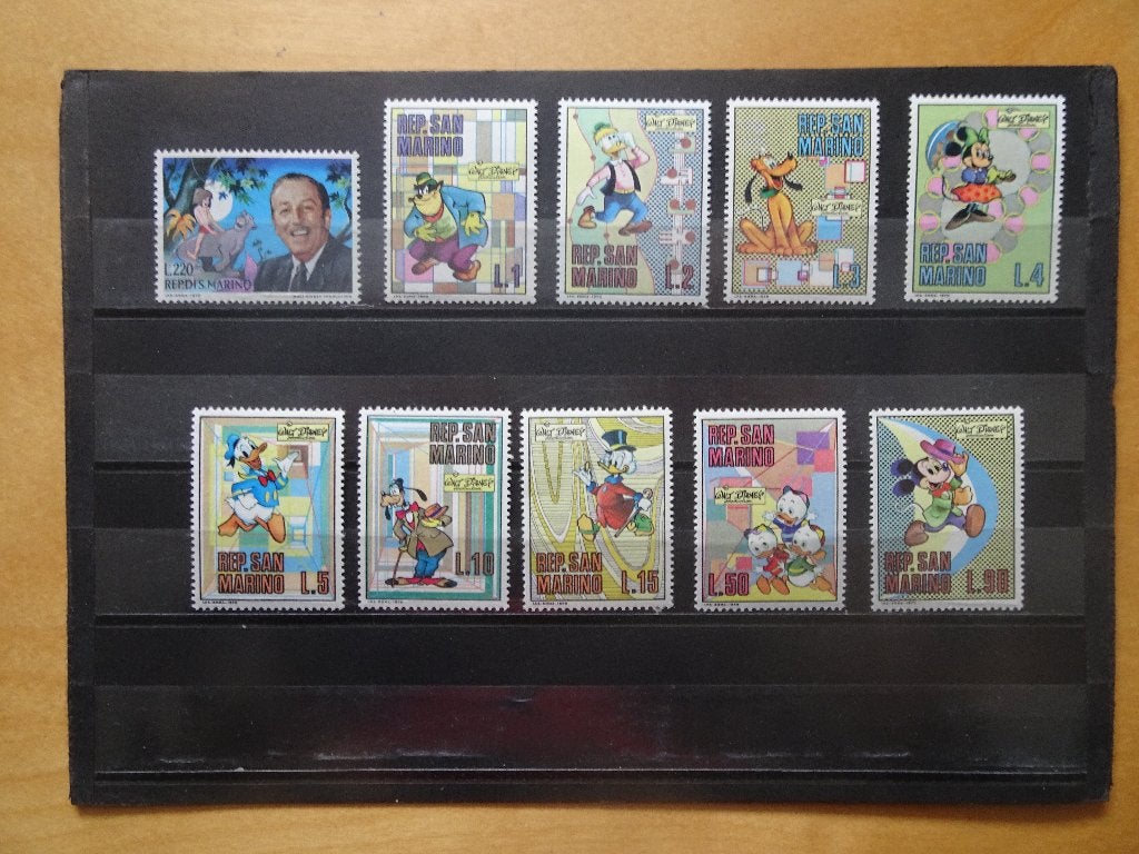 Serie San Marino Walt Disney, Ophalen of Verzenden, Buitenland