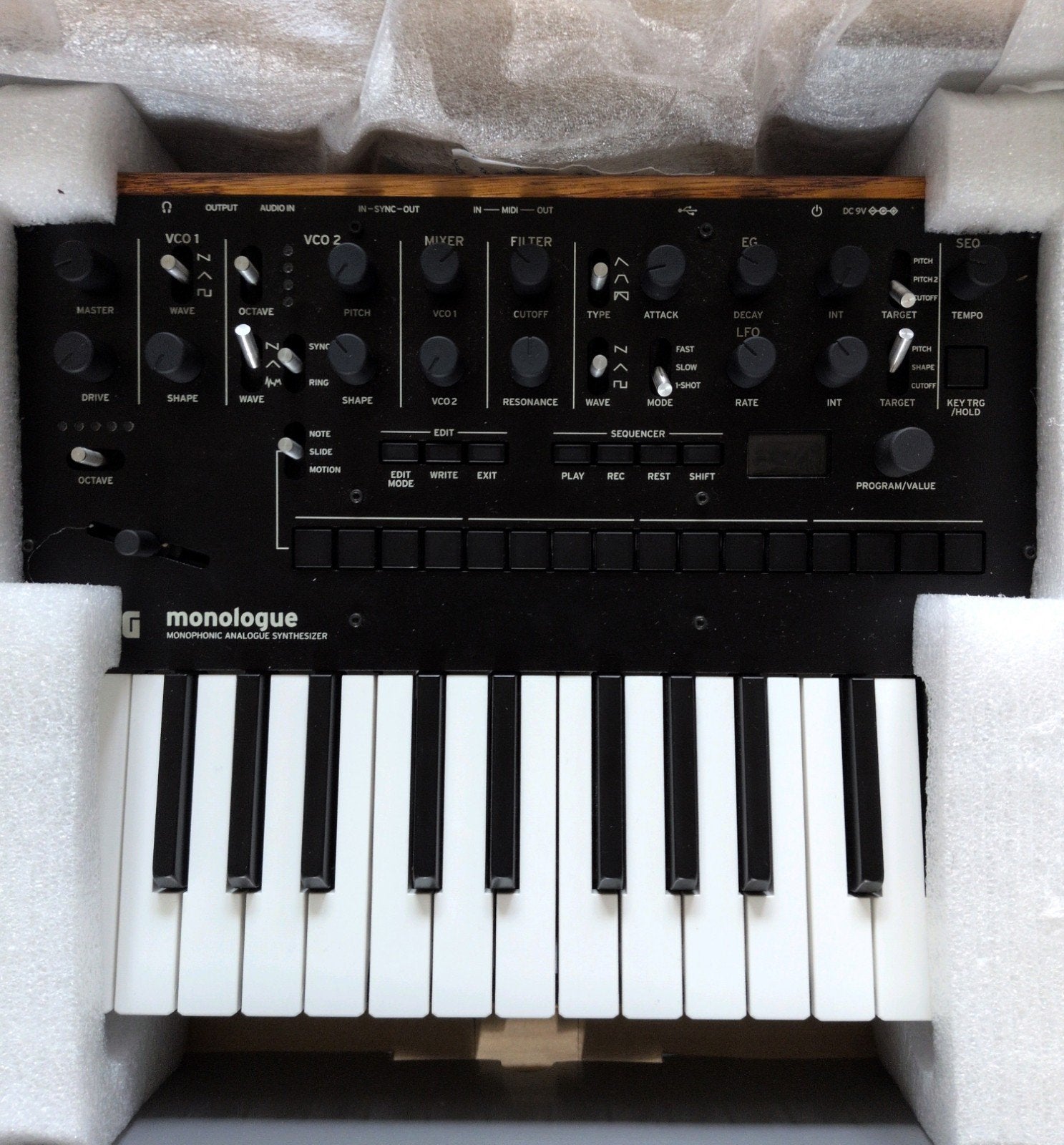 Korg Monologue Synthesizer, Korg, Zo goed als nieuw, Met midi-aansluiting, Overige aantallen