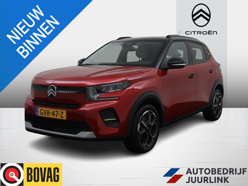 Citroen Ë-C3 Max 113pk 44 kWh /Cruise/Navi/Cam/Clima, Auto's, Dealer onderhouden, Gebruikt, Leder en Stof, Origineel Nederlands