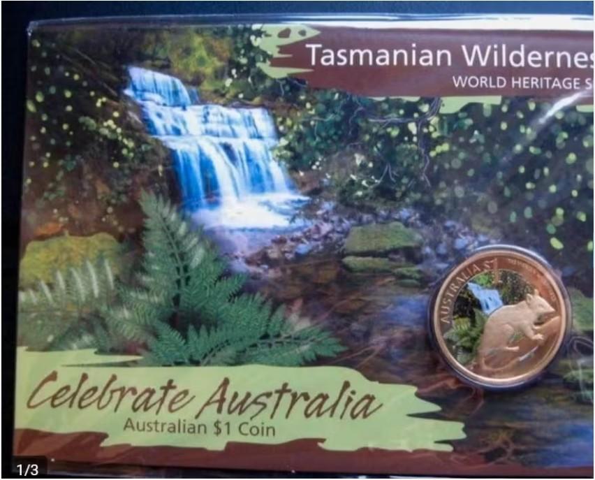 Australie - Color 1 Dollar 2010 - Tasmanian Wilderness, Verzenden, Setje