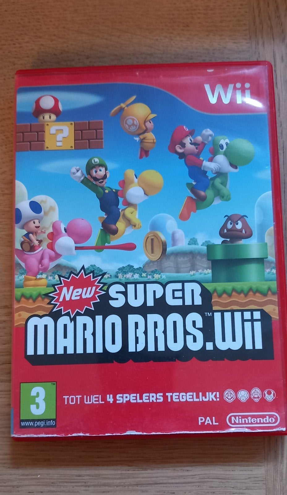New Super Mario Bros. Wii - Nintendo Wii, Gebruikt, Eén computer, Ophalen of Verzenden, Platform