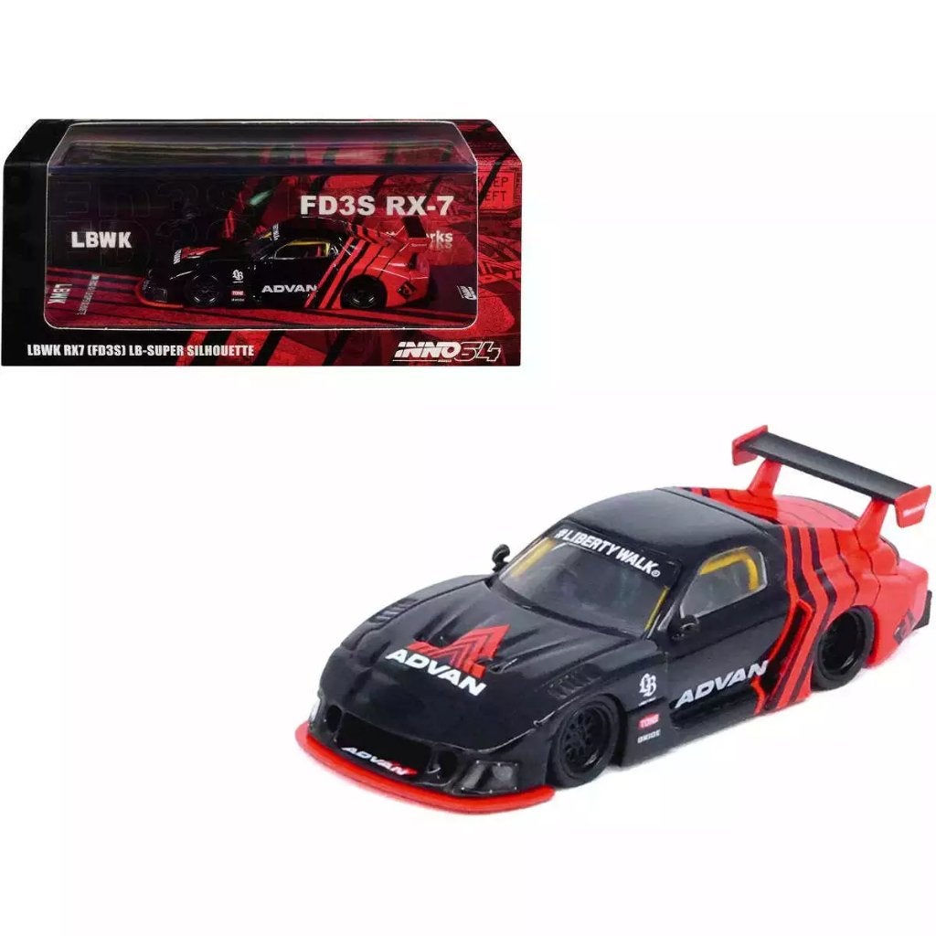 Mazda RX-7 (FD3S) LB-Super Silhouette van Inno64 1/64 LBWK, Ophalen of Verzenden, Nieuw, Auto
